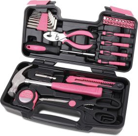 Tools Original 39 Piece General Household Tool Set in Toolbox Storage Case with Essential Hand Tools for Everyday Home Repairs