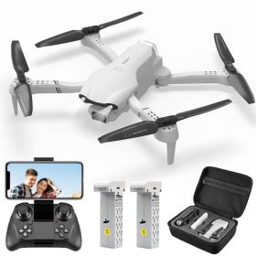F10 Foldable Drone With Camera WIFI FPV For Adults,1080P HD FPV Live Video RC Quadcopter,Logistics Is Randomly Sent By UPS,USPS (Option: 2BATTERIES)