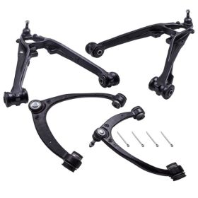 Front Upper & Lower Control Arm Fit For Chevy Silverado GMC Sierra 1500 Yukon 2007-2013 (Option: 93166598)