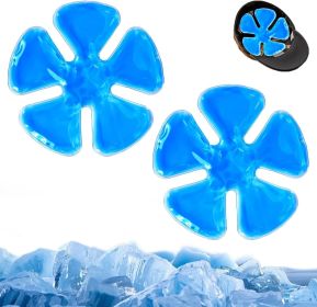 Head Ice Pack, Hat Ice Pack for Headache & Migraine Relief - Reusable Hot Cold Therapy Cap, Cooling Hat for Fever, Stress & Post-Sports Recovery (Color: Blue-a)